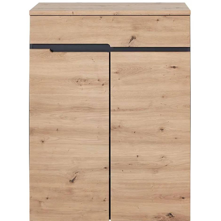 80x107x38 Vertiko für Schuhe in Wildeiche Optik - Kuetra^Wohnen Sale