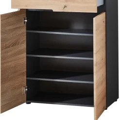 80x107x38 Vertiko für Schuhe in Wildeiche Optik - Kuetra^Wohnen Sale