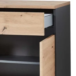 80x107x38 Vertiko für Schuhe in Wildeiche Optik - Kuetra^Wohnen Sale