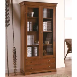 94x179x38 Vitrinenschrank im klassischen Stil - Lemerzi^Wohnen New