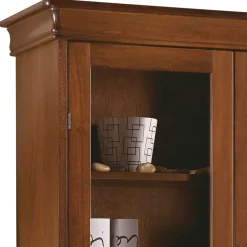 94x179x38 Vitrinenschrank im klassischen Stil - Lemerzi^Wohnen New