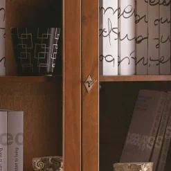 94x179x38 Vitrinenschrank im klassischen Stil - Lemerzi^Wohnen New