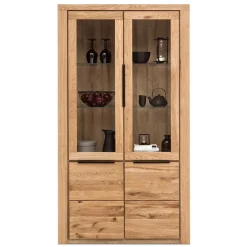 108x199,5x40 Vitrinenschrank 4-türig - Nelenia^Wohnen Outlet