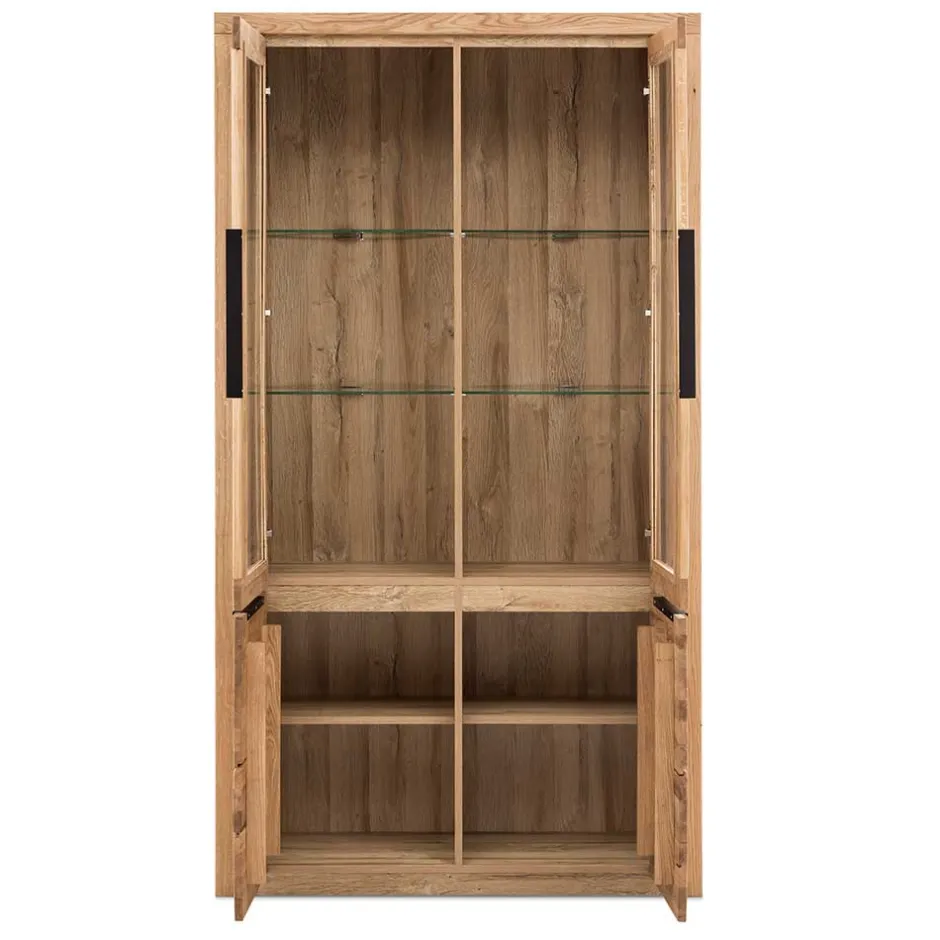 108x199,5x40 Vitrinenschrank 4-türig - Nelenia^Wohnen Outlet