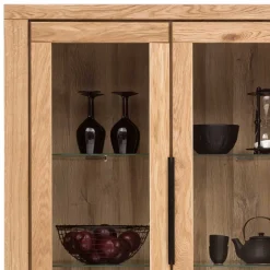 108x199,5x40 Vitrinenschrank 4-türig - Nelenia^Wohnen Outlet