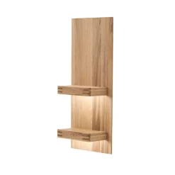 Wohnen 50x115x25 Wandboard mit zwei Ablageböden - Crupean