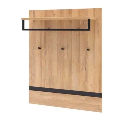 90x113x28 Wandgarderobe in Wildeiche Optik - Truvisas^Wohnen Online