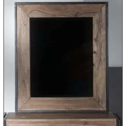 82x97x3 Wandspiegel aus Akazie Massivholz - Barcio^Wohnen Clearance