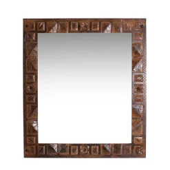 Wohnen 68x79x8 Wandspiegel im Kolonialstil - Solapura