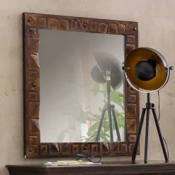 Wohnen 68x79x8 Wandspiegel im Kolonialstil - Solapura