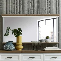 Wohnen 142x74x16 Wandspiegel mit Landhaus Design - Sinolita