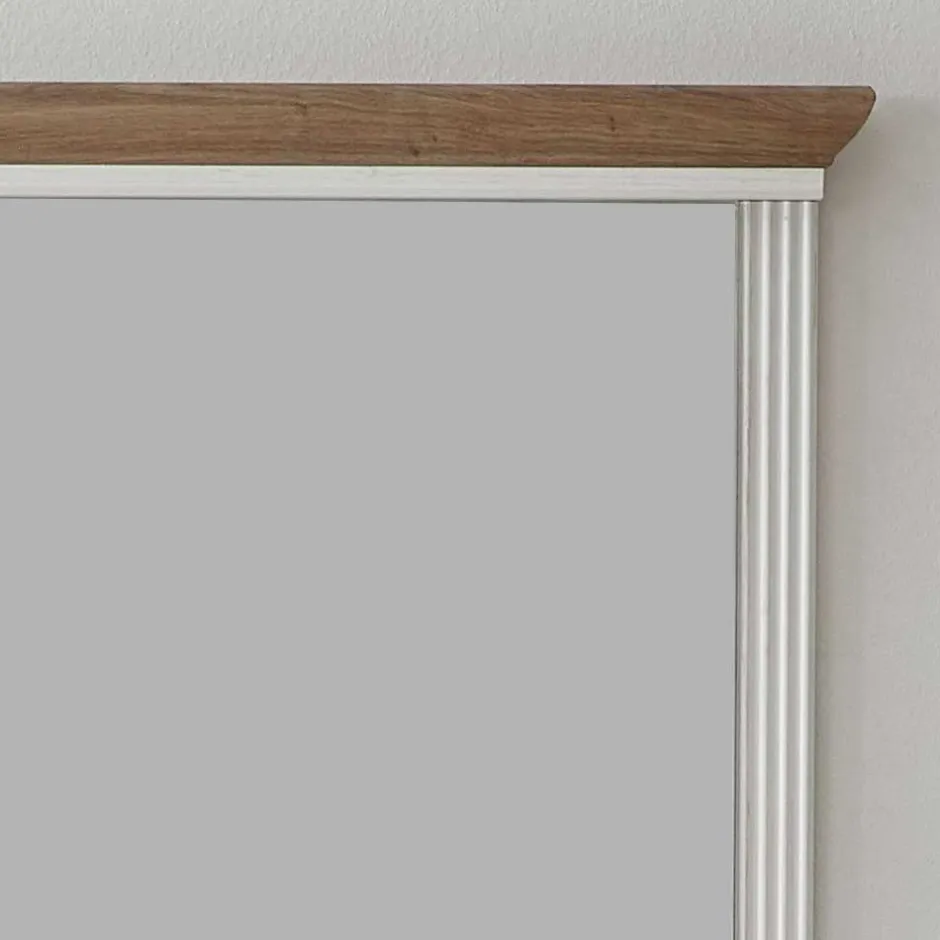 Wohnen 142x74x16 Wandspiegel mit Landhaus Design - Sinolita