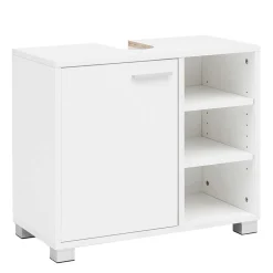 60x55x32 Waschbecken Unterschrank in Weiß - Turena^Wohnen Outlet