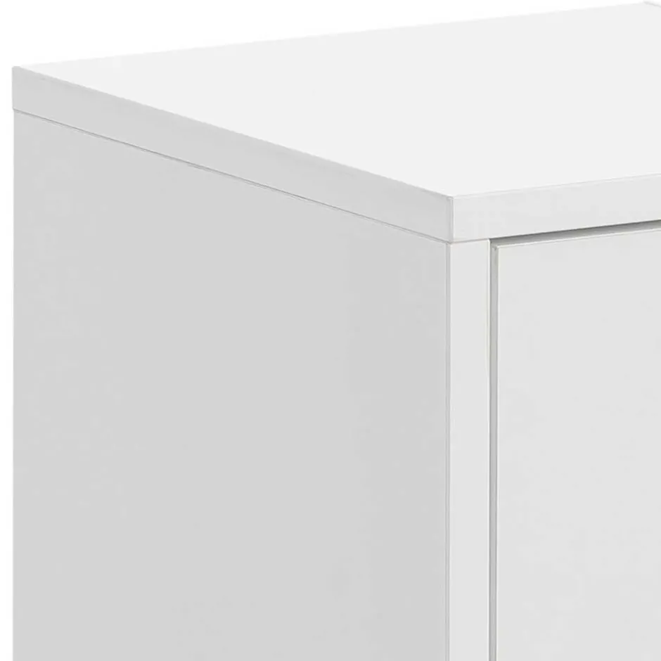 57x61x30 Waschbeckenschrank in Weiß & Gold - Nuszaleva^Wohnen Discount