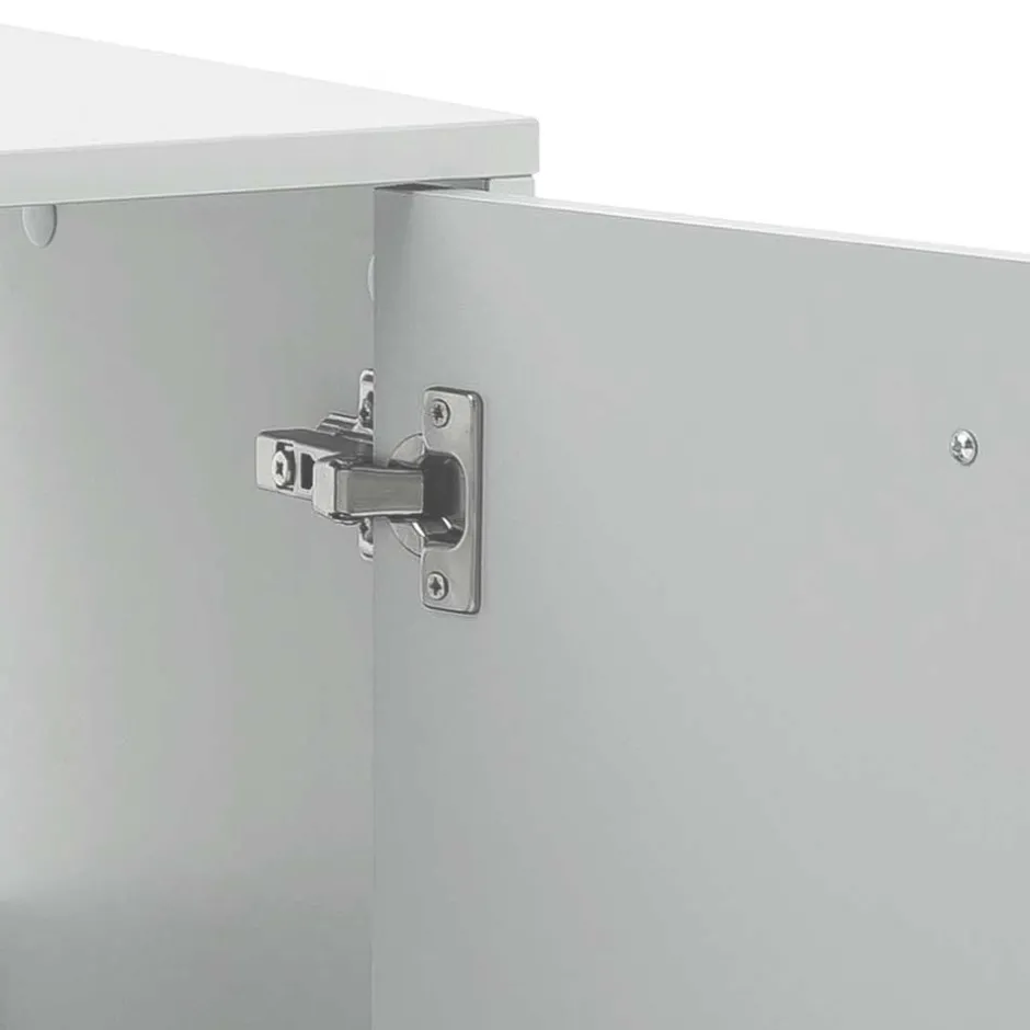 57x61x30 Waschbeckenschrank in Weiß & Gold - Nuszaleva^Wohnen Discount