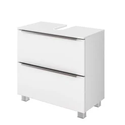 60x55x35 Waschbeckenschrank mit Klappe & Schublade - Livendas I^Wohnen New