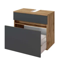 Wohnen 60x60x35 Waschbeckenschrank zweifarbig - Athrin