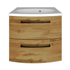 Wohnen 60x54x45 Waschtischkonsole in Wildeiche Optik - Arazony