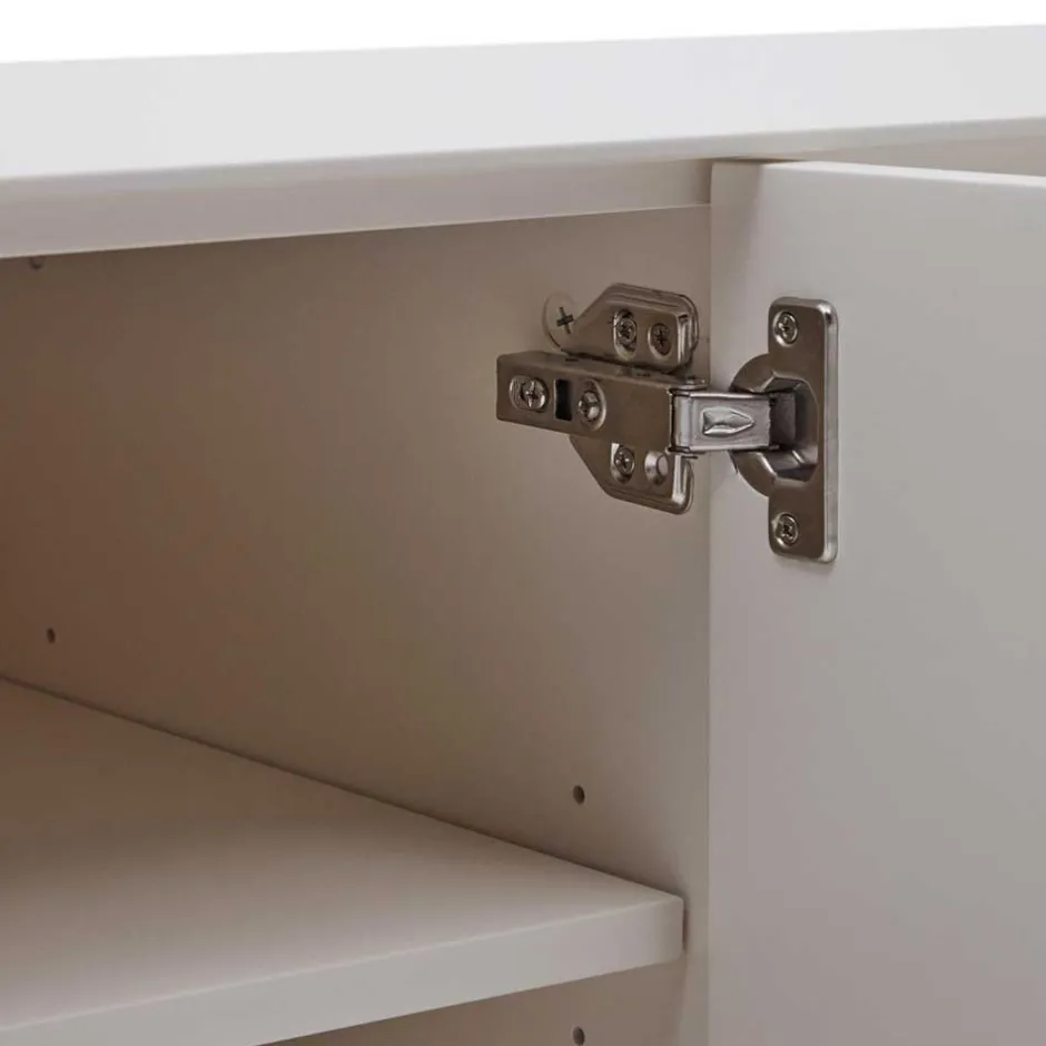 195x55x40 Weißes Lowboard modern - Dresconio^Wohnen Clearance