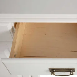 180x84x40 Weißes Sideboard - Landhaus modern - Akbelev^Wohnen New