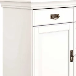 180x84x40 Weißes Sideboard - Landhaus modern - Akbelev^Wohnen New