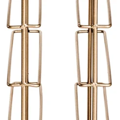 Wohnen 30x46x24 Weinregal aus Stahl in Gold - Loukan