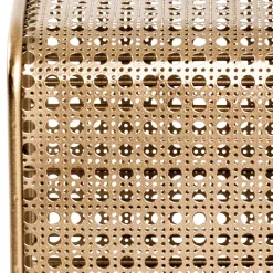 Wohnen 30x46x24 Weinregal aus Stahl in Gold - Loukan