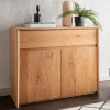 105x85x45 Wildeiche Kommode mit Schublade - Zandras^Wohnen Hot