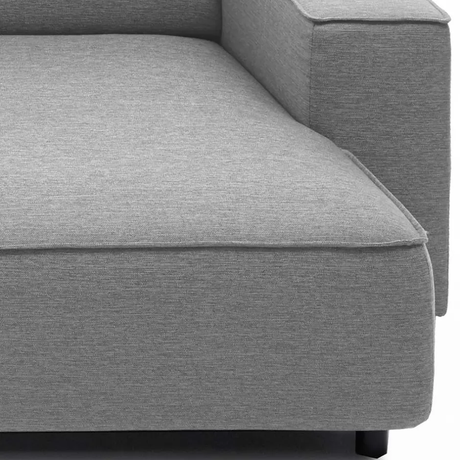 324x70x195 Wohnlandschaft in Hellgrau - Brianco^Wohnen Discount