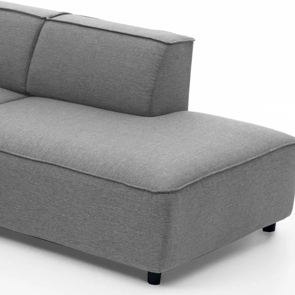 324x70x195 Wohnlandschaft in Hellgrau - Brianco^Wohnen Discount