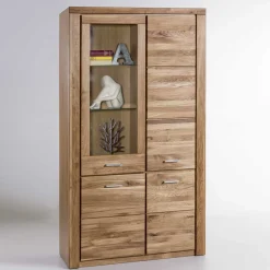 Wohnen 108x200x40 Wohnraum Schrank aus Wildeiche - Maila