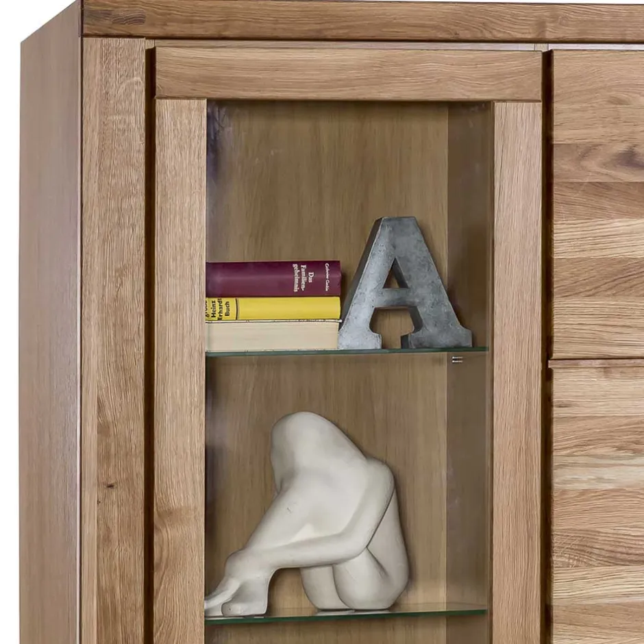 Wohnen 108x200x40 Wohnraum Schrank aus Wildeiche - Maila