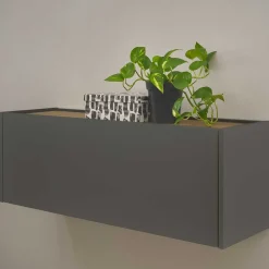 Wohnen 100x35x30 Wohnzimmer Hängeschrank mit Klappe - Ahilav