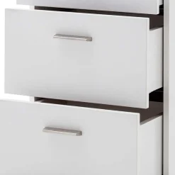 42x98x44 Wohnzimmer Hochkommode mit LED - Nusenia^Wohnen Outlet