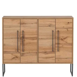 Wohnen 112x94x33 Wohnzimmer Kommode mit vier Türen - Swurta