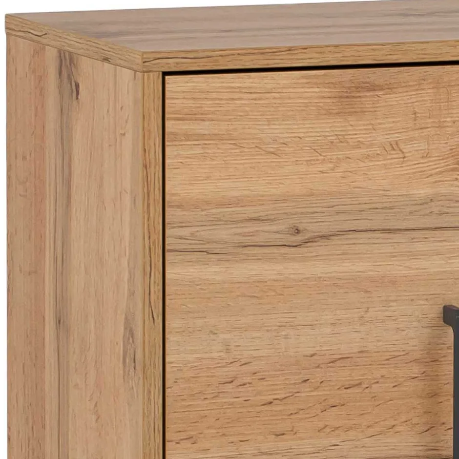 Wohnen 112x94x33 Wohnzimmer Kommode mit vier Türen - Swurta