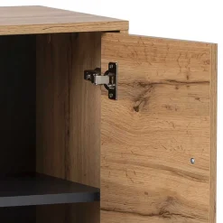 Wohnen 112x94x33 Wohnzimmer Kommode mit vier Türen - Swurta