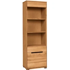 Wohnen 63x197x41 Wohnzimmer Regal mit 3 Fächern & Tür - Sennya