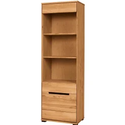 Wohnen 63x197x41 Wohnzimmer Regal mit 3 Fächern & Tür - Sennya