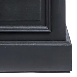 Wohnen 61x180x42 Wohnzimmer Schrank in Schwarz & Teak - Niovan