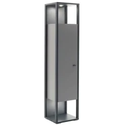 40x178x37 Wohnzimmer Schrank in Grau & Anthrazit - Ridona I^Wohnen Online