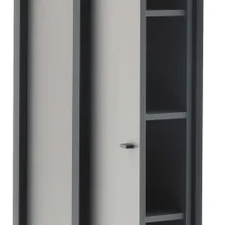 40x178x37 Wohnzimmer Schrank in Grau & Anthrazit - Ridona I^Wohnen Online