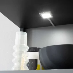 40x178x37 Wohnzimmer Schrank in Grau & Anthrazit - Ridona I^Wohnen Online