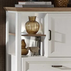 93x150x42 Wohnzimmer Schrank mit LED Licht - Sinolita^Wohnen Online