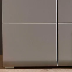 Wohnen 80x139x37 Wohnzimmer Schrank mit Glas Einsatz - Fraguca