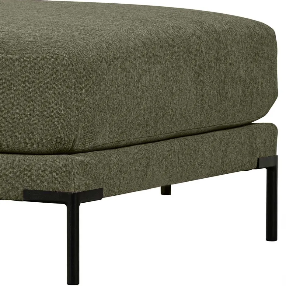 100x44x100 Wohnzimmerhocker in Dunkelgrün - Arraggo^Wohnen Sale