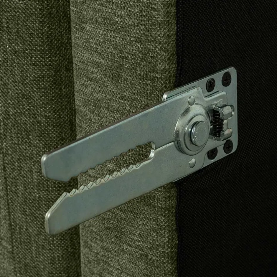 100x44x100 Wohnzimmerhocker in Dunkelgrün - Arraggo^Wohnen Sale