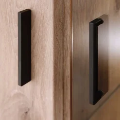 150x124x38 Wohnzimmerschrank mit Glas modern - Bekunion^Wohnen New