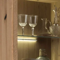 65x148x40 Wohnzimmerschrank mit Glastür - Embleys^Wohnen Clearance