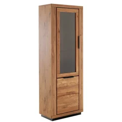 72x200x40 Wohnzimmervitrine teilmassiv - Vlacoma^Wohnen Outlet